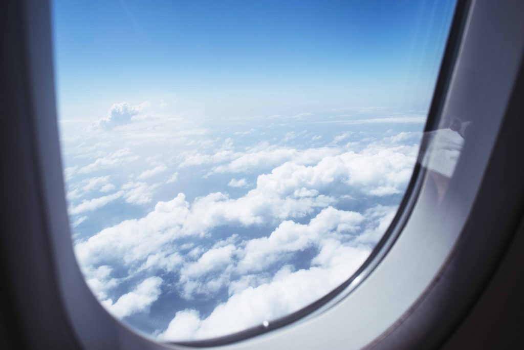 plane window