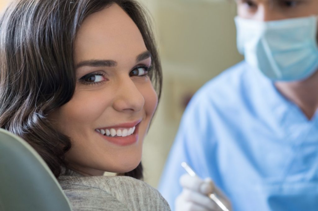 woman in dental clinic
